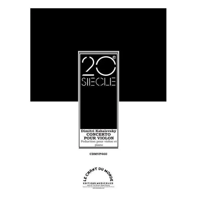 Dimitri Kabalevsky Concerto Pour Violon
