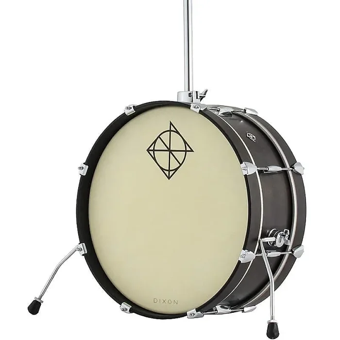 Dixon L0720BKC Little Roomer 7×20 ” Bass Drum in Black Coal Satin w/ 16 ” Mounting Post *IN STOCK*