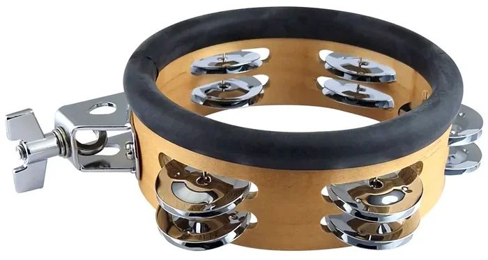 Dixon Mountable 6″ Wooden Tambourine
