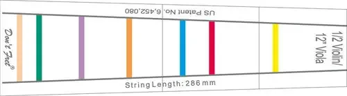 Don‘t Fret Violin/Viola Finger Position Indiciator
