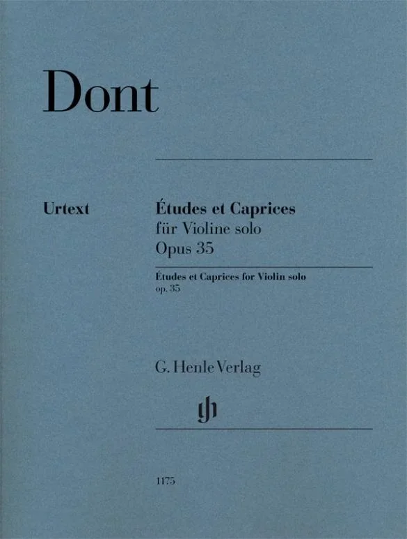 Dont: Études et Caprices for Violin Solo op. 35