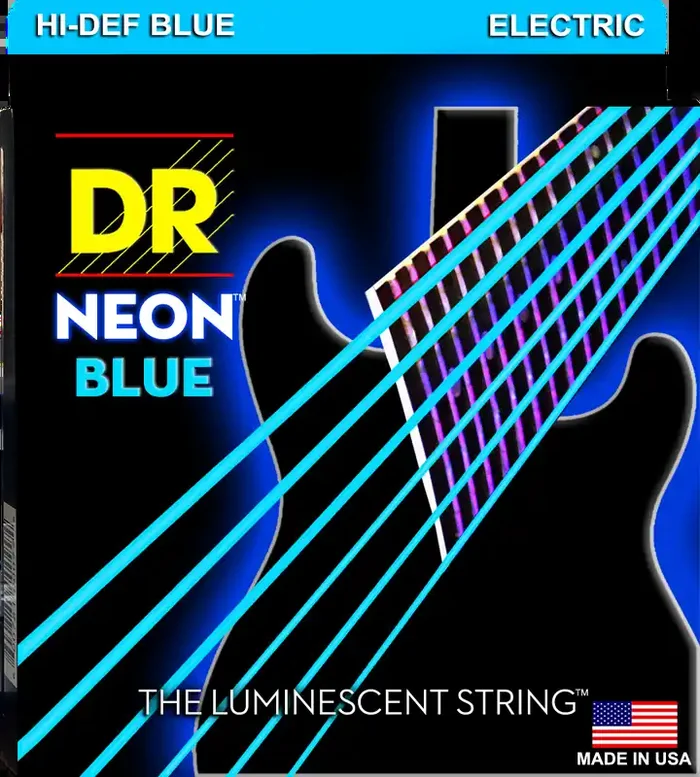 DR Neon Strings – Electric – 10-46 – Blue