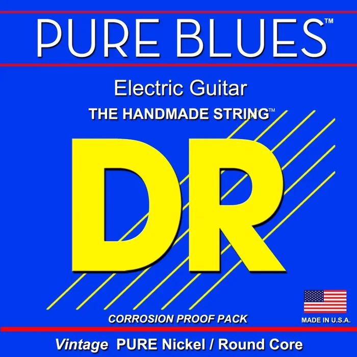 DR Pure Blues Electric Guitar Strings – 10-46