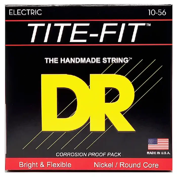DR Strings TITE-FIT Nickel Wound 10-56 Electric Guitar Strings, Jeff Healey