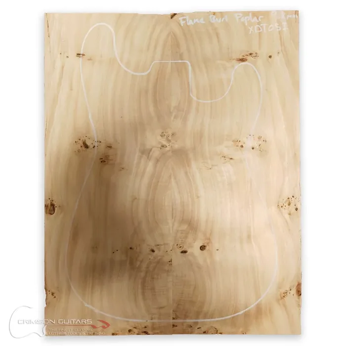 Drop Top – Flame Burl Poplar – 2 Piece – Joined – 9.8mm