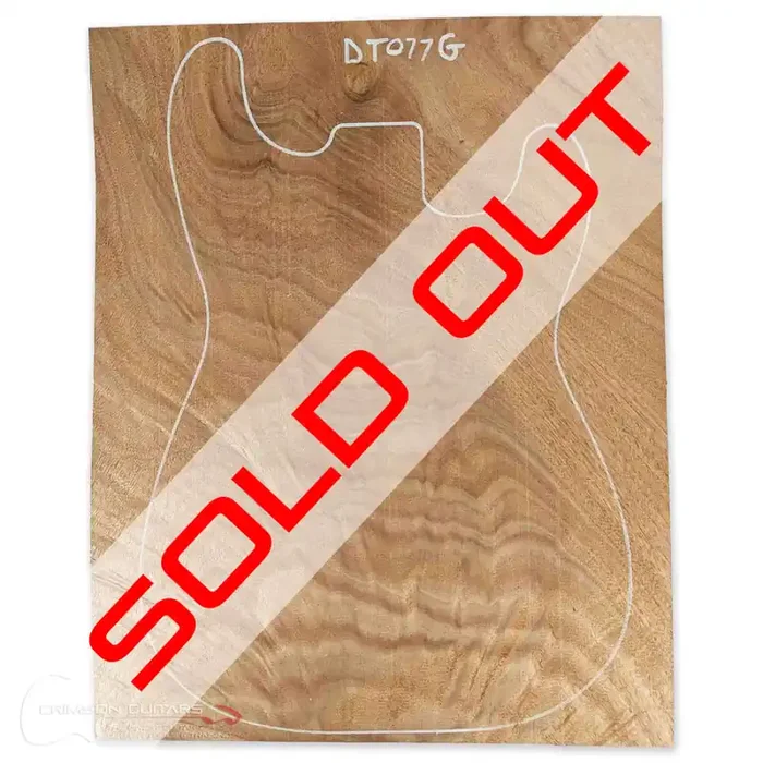 Drop Top – Flamed Crotch Mahogany – 1 Piece – 15.7mm