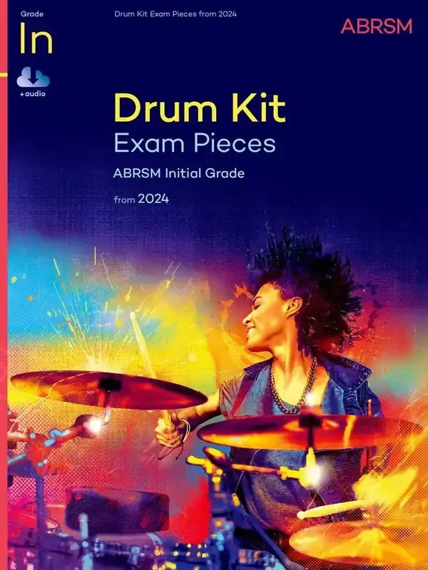 DRUM KIT EXAM PIECES, INITIAL GRADE, FROM 2024