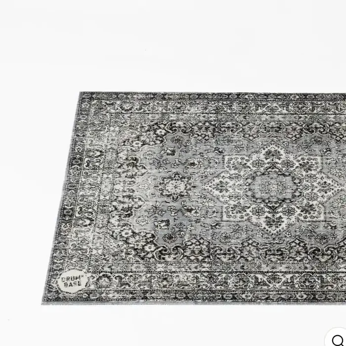 DRUM N BASE SMALL VINTAGE PERSIAN STAGE RUG – GREY 90x130CM