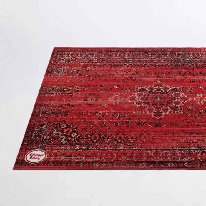 DRUM N BASE Vintage Persian Drum Mat – Red
