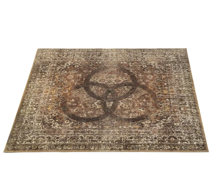Drum N Base Vintage Persian Drum Rug “Bonzo II ” – Beige – 185 x160cm
