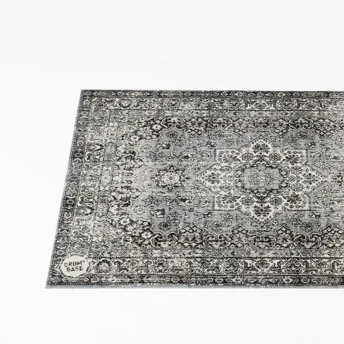 DRUM N BASE VINTAGE PERSIAN STAGE RUG – GREY