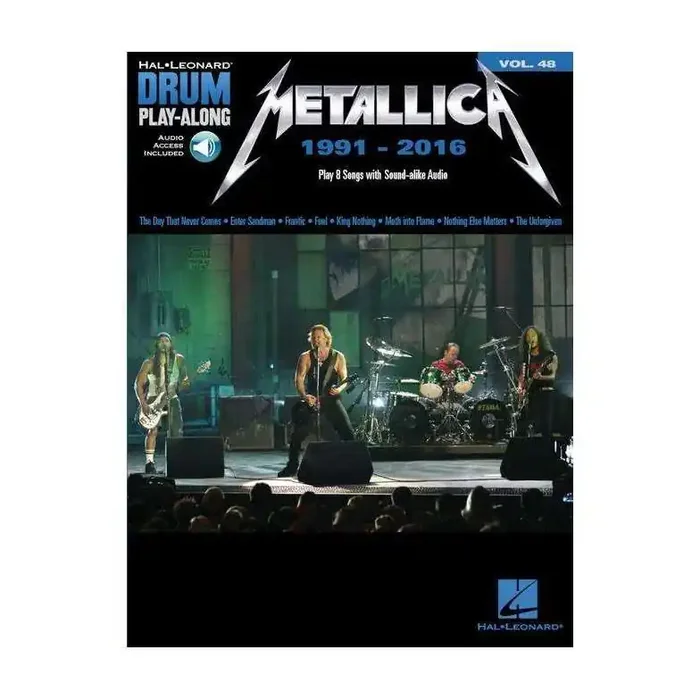 Drum Play Along Vol. 48 Metallica 1991-2016 (incl. Online Audio)