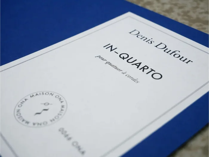 Dufour: In-quarto, Op. 178