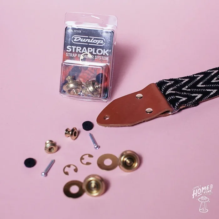 Dunlop – STRAPLOK® Strap lock retainers Dual Design – Brass