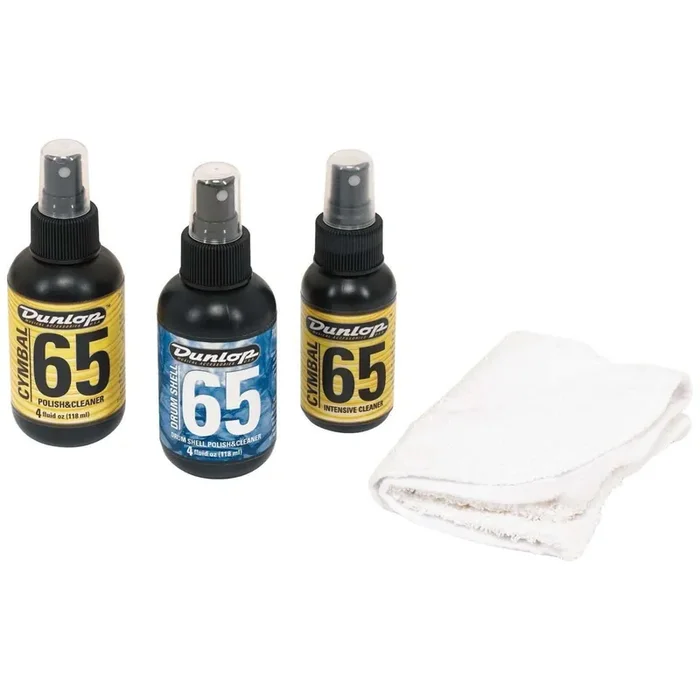Dunlop Formula 65 Percussion Care and Maintenance 6400 Cymbal & Drum Care Kit
