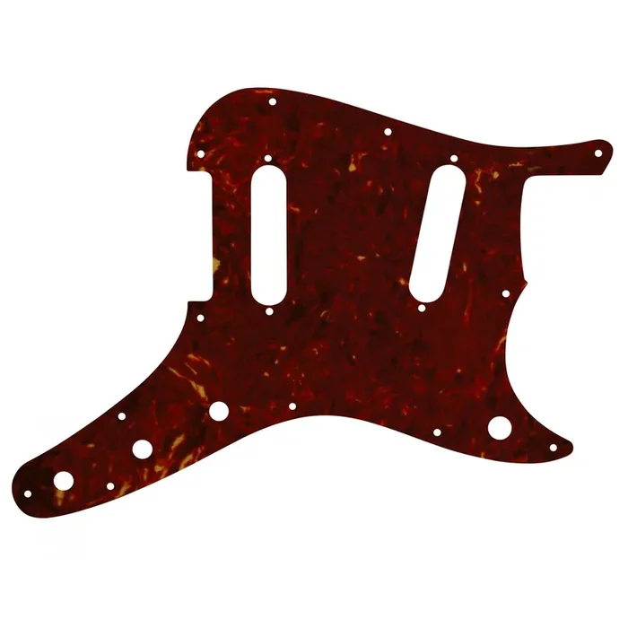 Duosonic Replacement Pickguard for Original Models – Light Brown Celluloid Tortoiseshell
