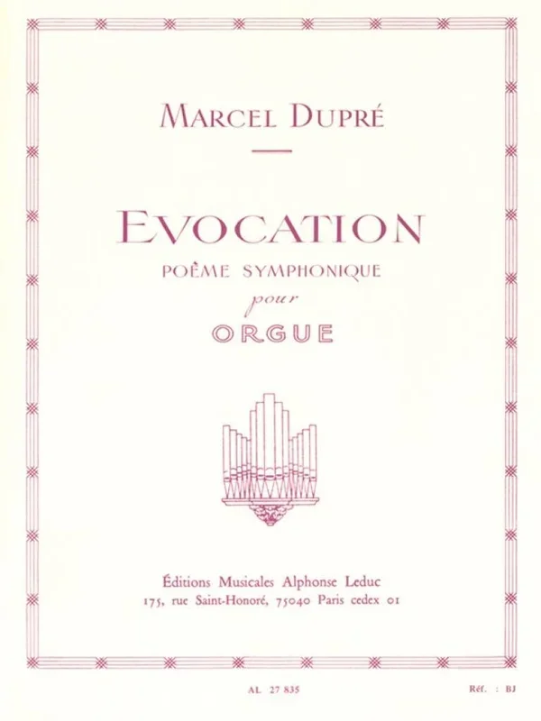 Dupré: Evocation, Op. 37