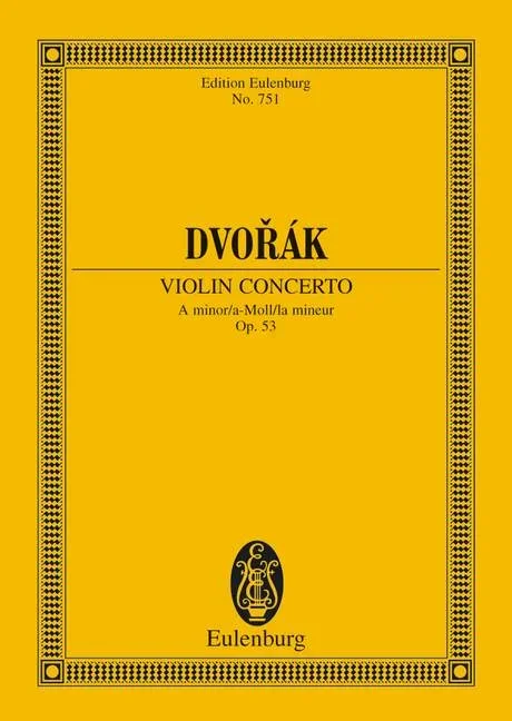Dvo?ák, Antonín : Dvo?ák, Antonín : Concerto A Minor, – violin and orchestra – Schott Digital