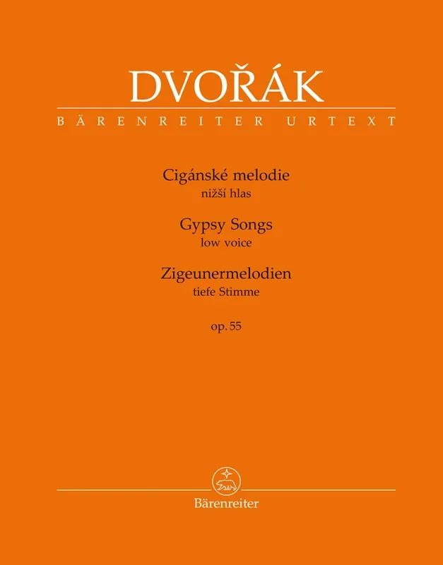 Dvořák: Gypsy Songs Op 55 for Low Voice