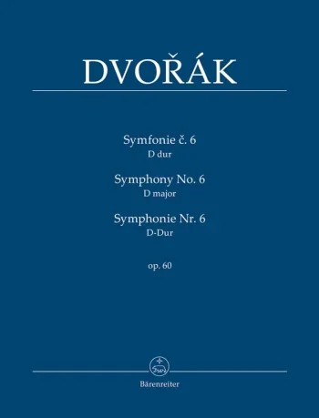 Dvorak : Symphony No6 Op60 Study Score (Barenreiter)