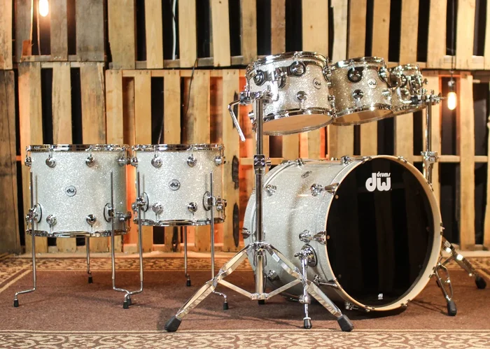 DW Collector’s Maple SSC Broken Glass Drum Set – 22,8,10,12,14,16 – SO#1416754