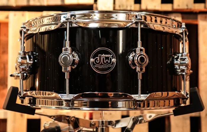 DW Performance Black Mirra Snare Drum – 5.5×14