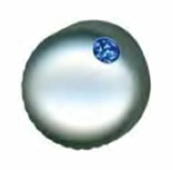 EAGLE – Strat Style Control Knobs, Chrome Dome Top w/ Blue Pearl Indicator