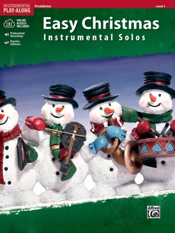 Easy Christmas Instrumental Solos: Trombone: Book & Audio