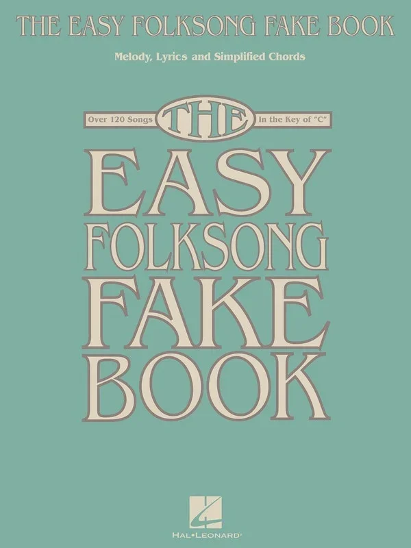 Easy Folksong Fake Book In The Key Of C (Softcover Book)