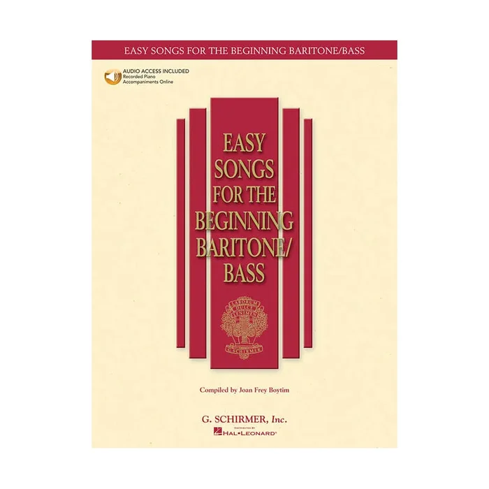 Easy Songs for the Beginning Baritone/Bass