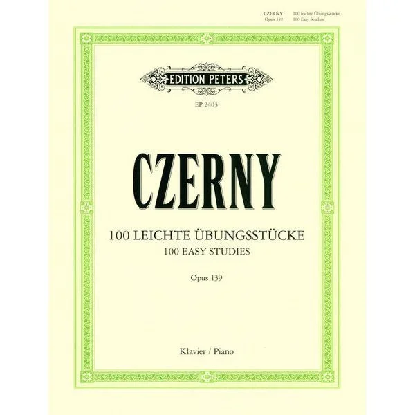 Edition Peters Czerny 100 leichte Übungsstück