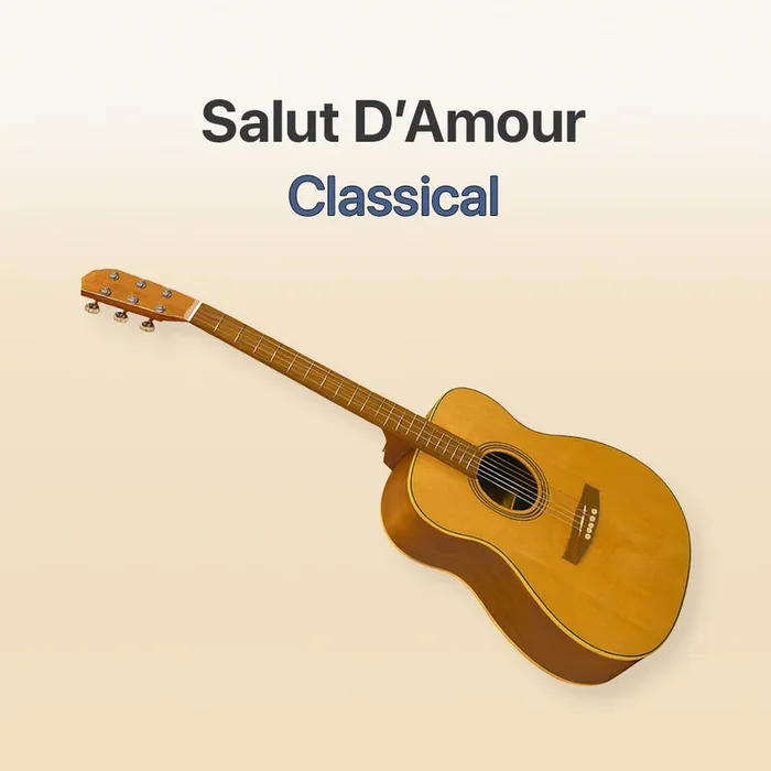 Edward Elgar Salut d’Amour – Guitar Tab
