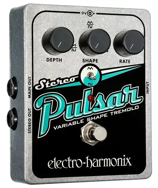 EHX Stereo Pulsar Tremolo Analog Wave Shaping Pedal