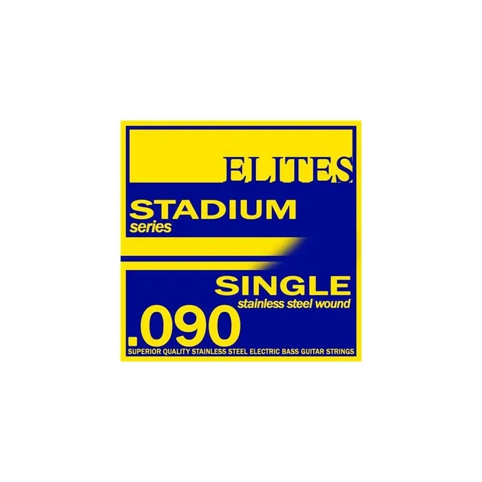 Elites Stadium Stainless Steel 90 (.090‚Äù) Bass Guitar Single String, Long Scale