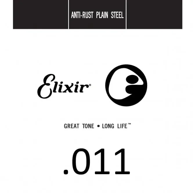 Elixir Guitar Strings – Anti-Rust Plain (Single String)