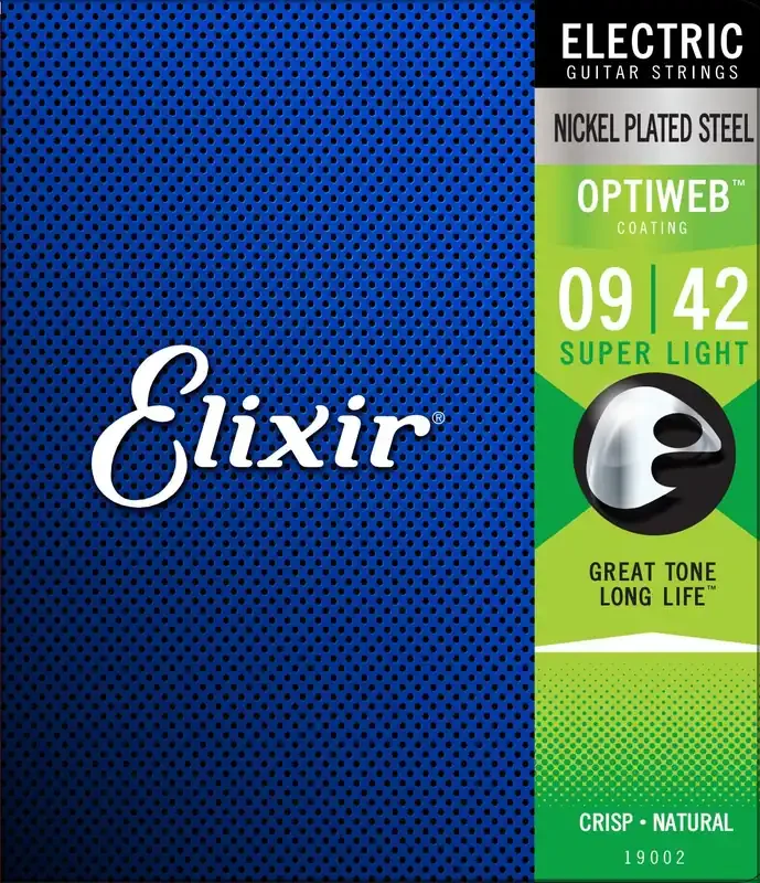 Elixir Optiweb 09 – 42 (Super Light) Electric Guitar Strings