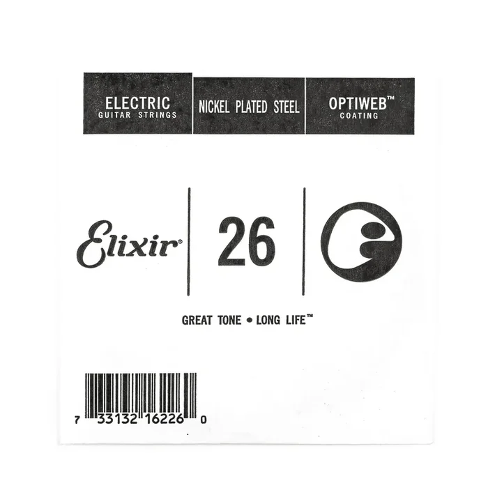Elixir Optiweb Nickel Wound 26 (.026″) Electric Guitar Single String