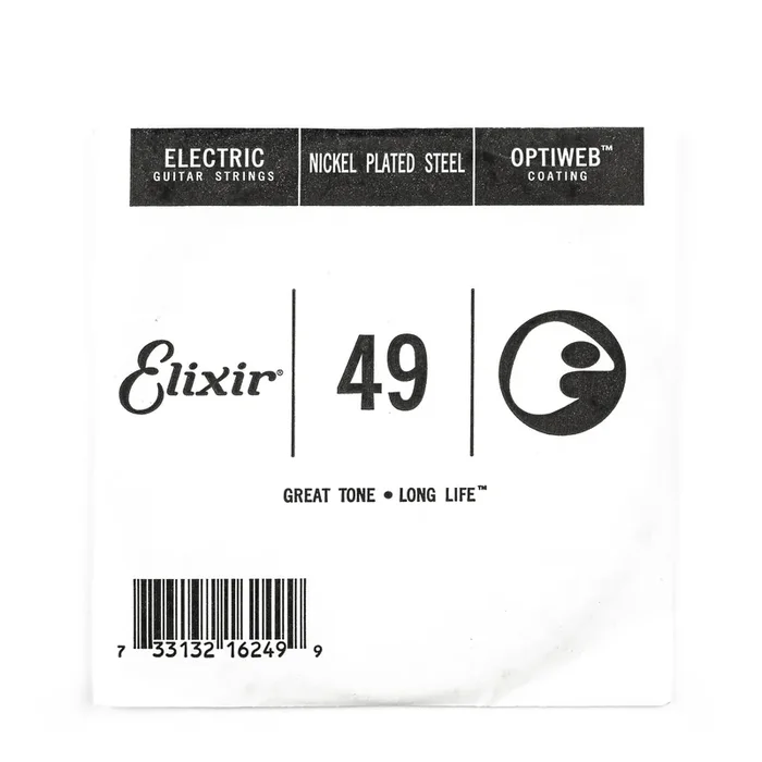 Elixir Optiweb Nickel Wound 49 (.049″) Electric Guitar Single String