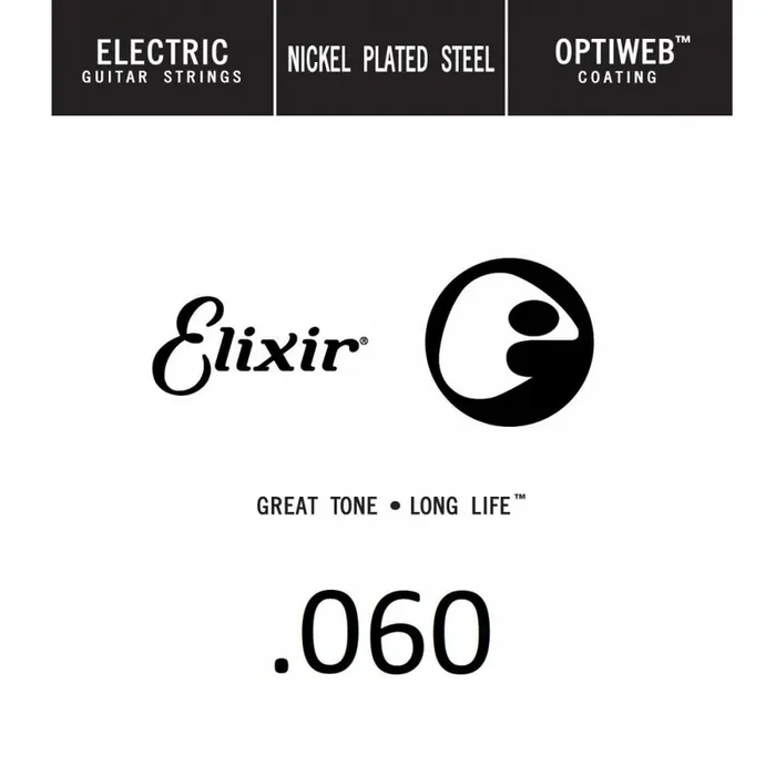 Elixir Optiweb Nickel Wound 60 (.060″) Electric Guitar Single String