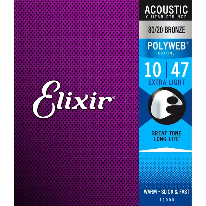 Elixir Polyweb Acoustic Guitar Strings
