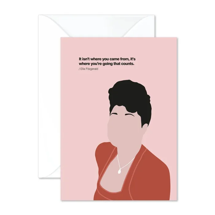 Ella Fitzgerald Greeting Card