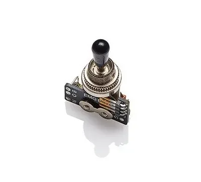 EMG 3-Way Solderless Toggle – Black