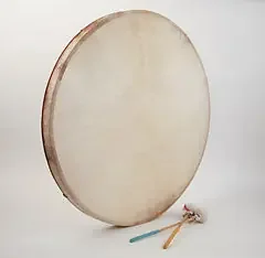 EMS 30″ x 2″ Frame Drum with Beater and Fitted Case