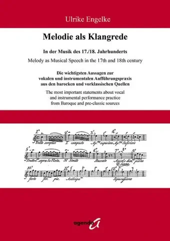 Engelke Melody as Musical Speech in the 17th and 18th century