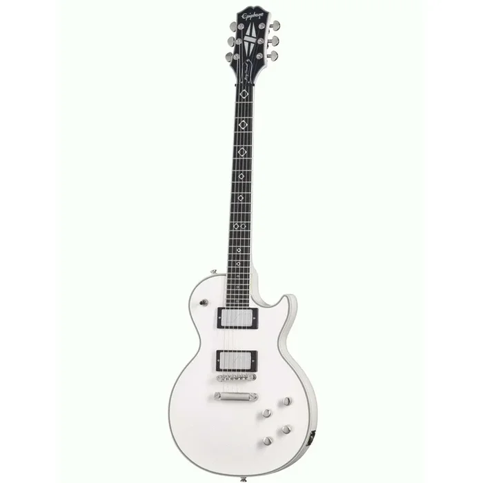 Epiphone Jerry Cantrell Signature Les Paul Custom Prophecy Electric Guitar White w/ Hardcase