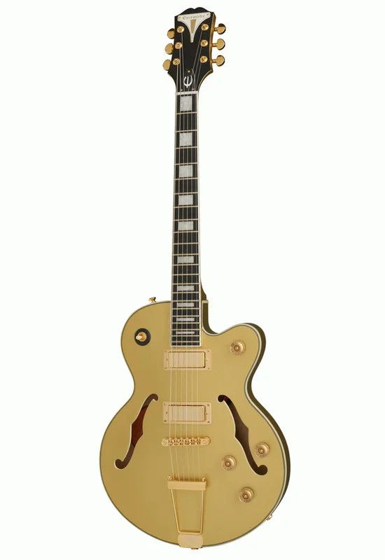 Epiphone Uptown Kat Es Topaz Gold Metallic