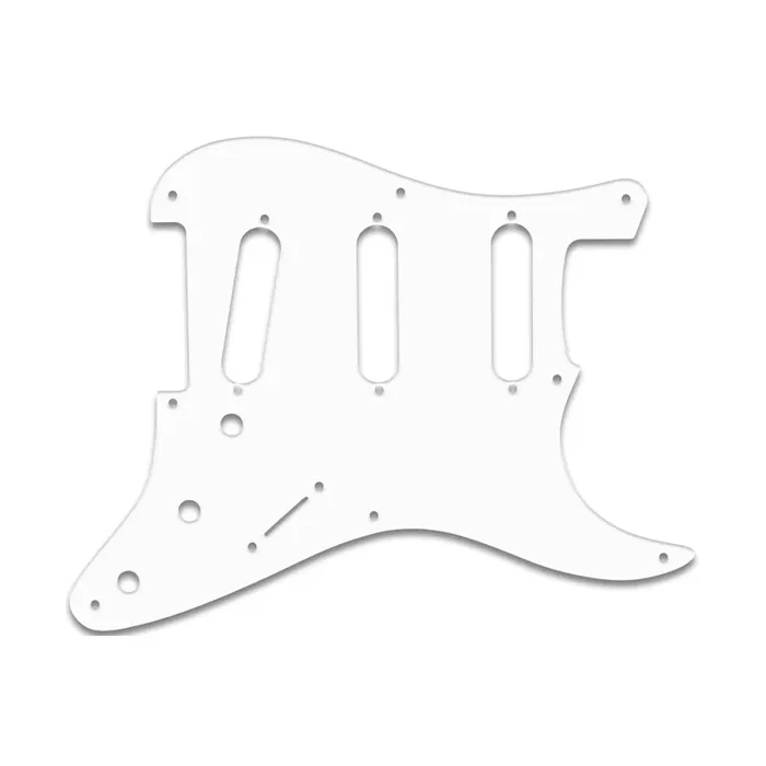 Eric Johnson/Eric Clapton/Stevie Ray Vaughan Signature Strats – White/Black/White 3 ply