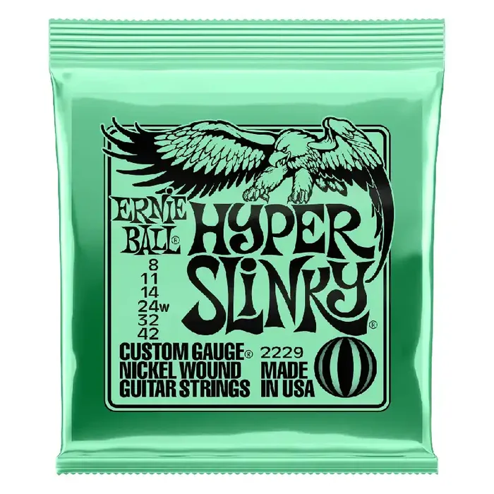 Ernie Ball 2229 Hyper Slinky 8-42 Electric Guitar Strings