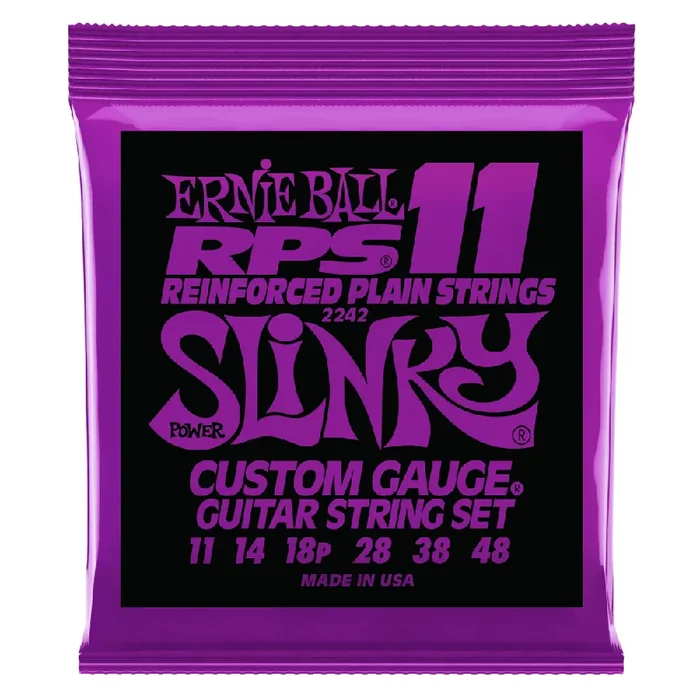 Ernie Ball 2242 Nickel Wound RPS Electric Guitars Strings 11-48 Power Slinky