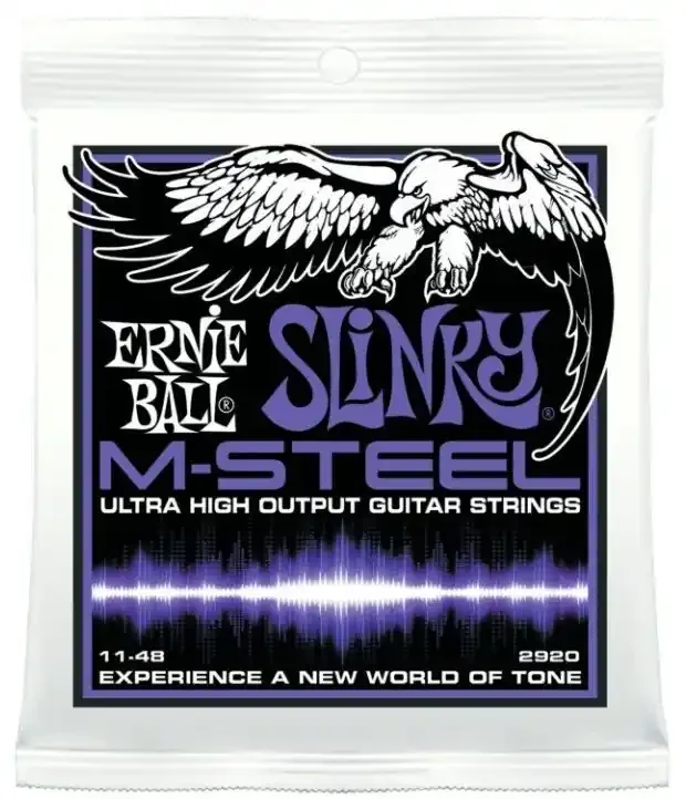 Ernie Ball 2920 M Steel Power Slinky Guitar Strings 11-48